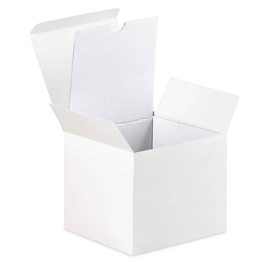 Luxuriöse weiße Geschenkschachtel aus Karton, SKU-Code: CB868673W