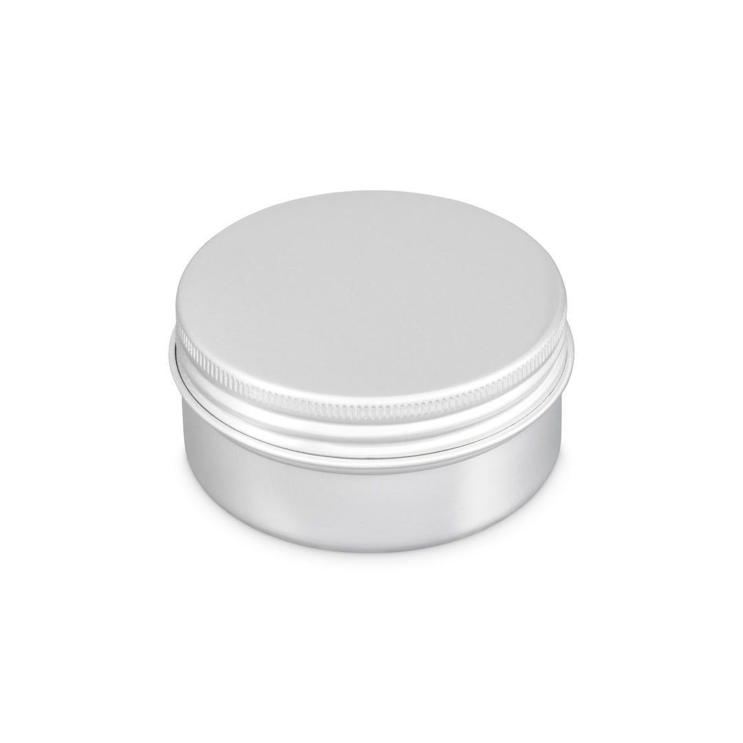 Runde Aluminiumdose mit Schraubdeckel und EPE-Einlage