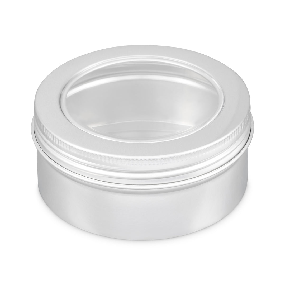 Runde Aluminiumdose mit Schraubdeckel