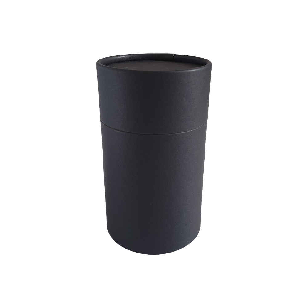 76 (d) x 133 (h) mm Pappröhren in Schwarz