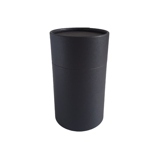 76 (d) x 133 (h) mm Pappröhren in Schwarz