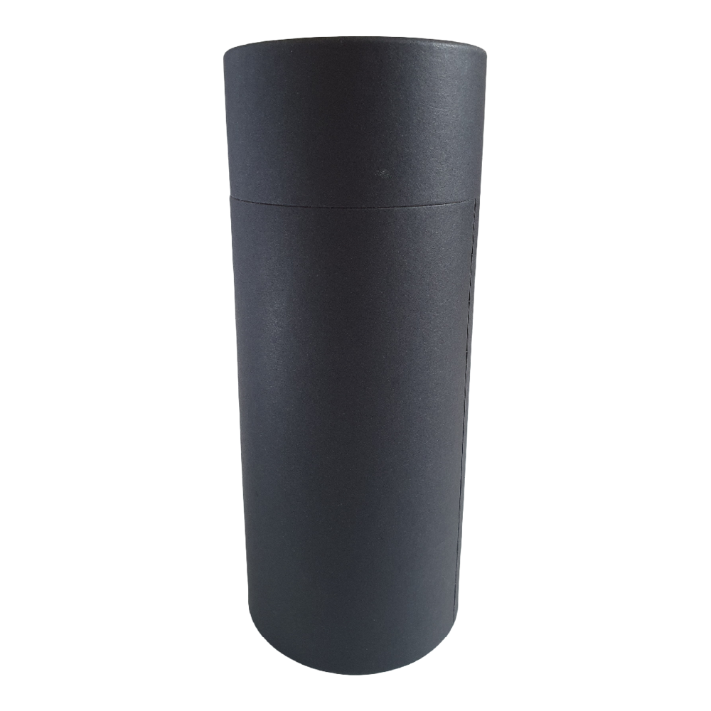 76 (d) x 186 (h) mm Pappröhren in Schwarz