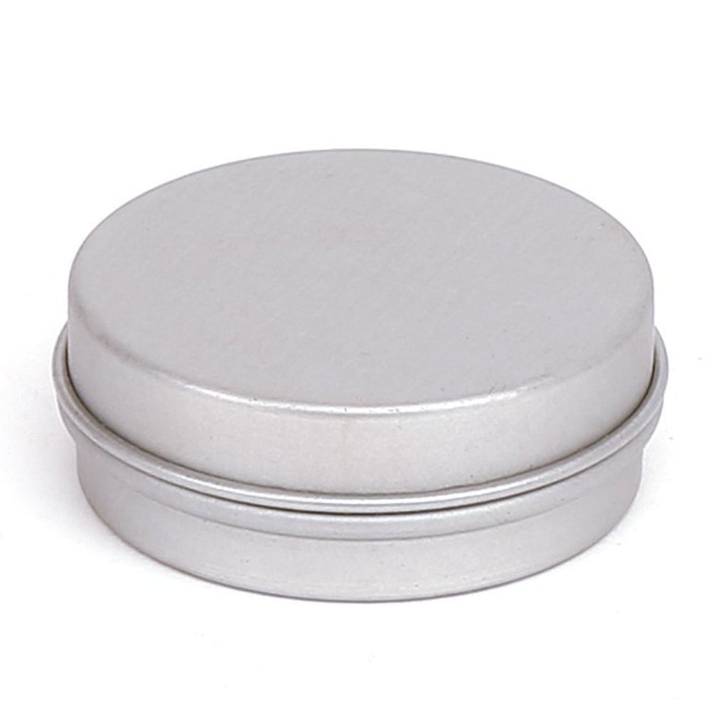 Runde nahtlose Lippenbalsam-Dosen in Silber