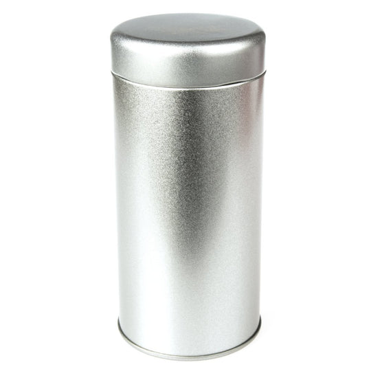Runde Schraubdeckeldose in Silber