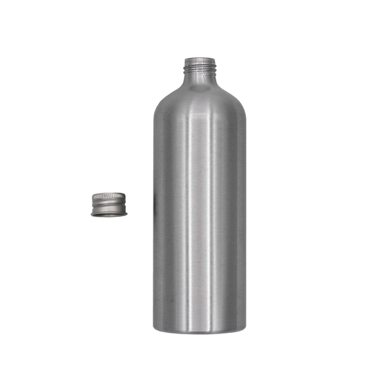 Aluminium-Schraubdeckelflaschen mit optionaler Pumpe oder Sprühkappe