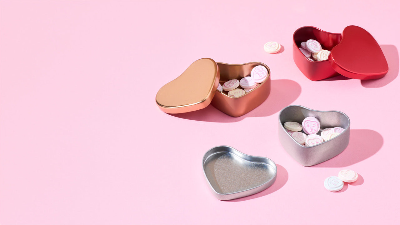 Verpackung zum Valentinstag