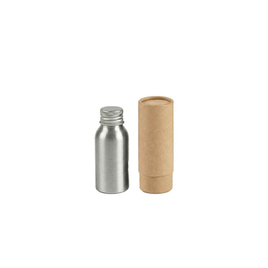 Aluminiumflaschen mit Schraubverschluss – Silber & Schwarz