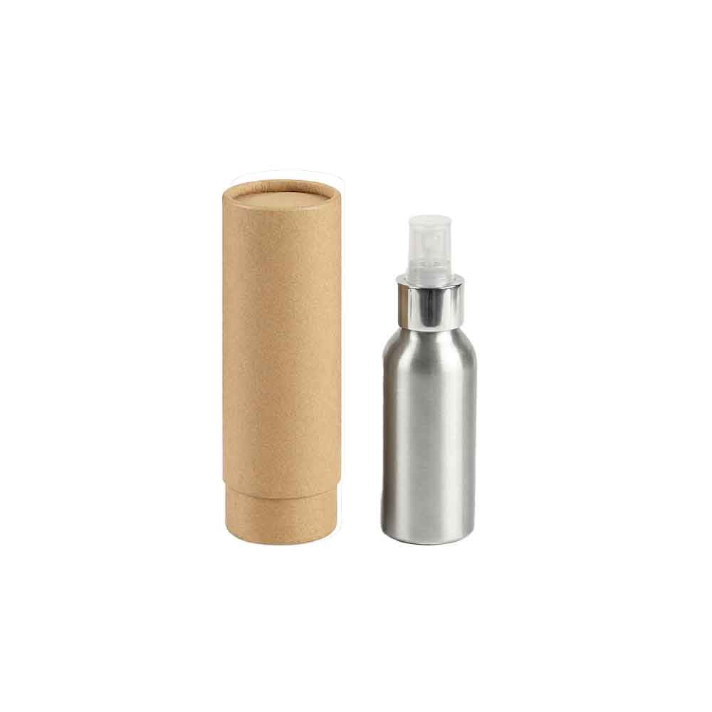 Aluminiumflaschen mit Schraubverschluss – Silber & Schwarz