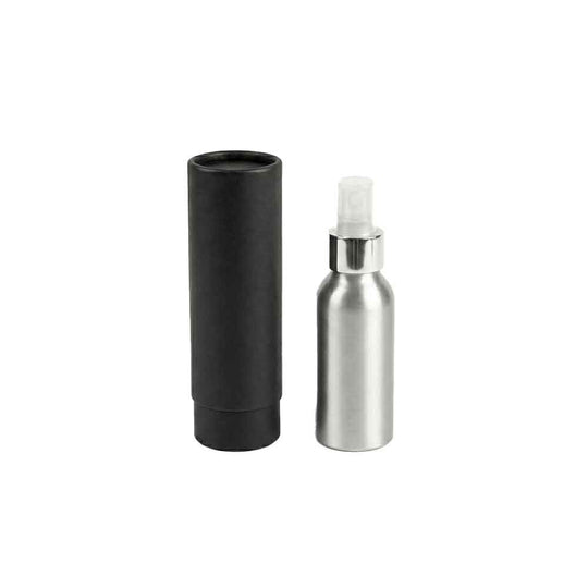 Aluminiumflaschen mit Schraubverschluss – Silber & Schwarz