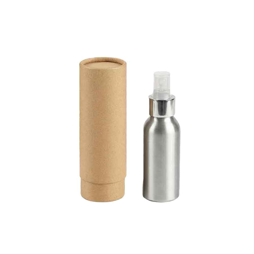Aluminiumflaschen mit Schraubverschluss – Silber & Schwarz