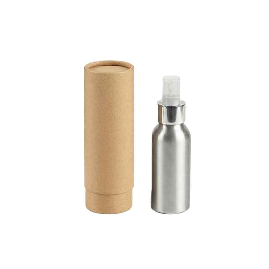 Aluminiumflaschen mit Schraubverschluss – Silber & Schwarz