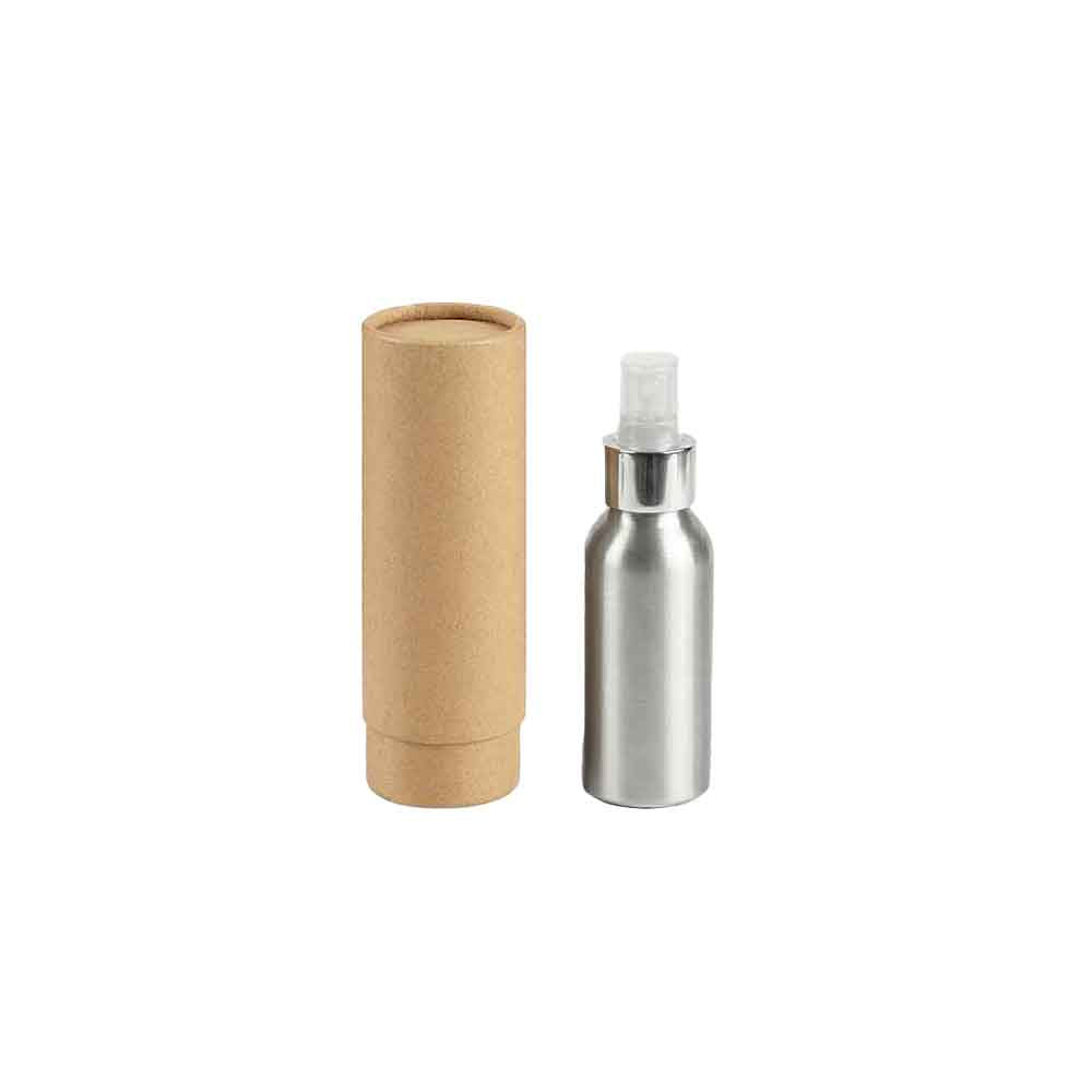 Aluminiumflaschen mit Schraubverschluss – Silber & Schwarz