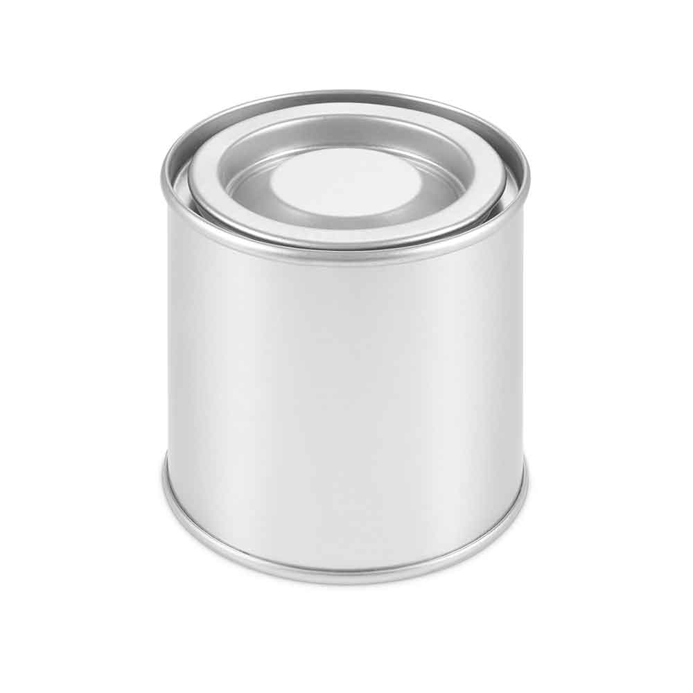 Silberne Metall-Hebeldeckel-Dose, Artikelnummer: T0611