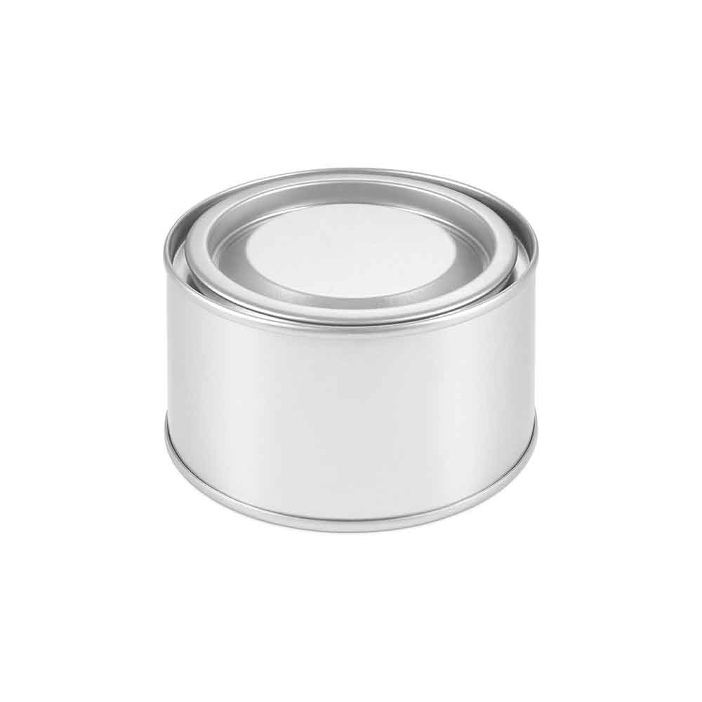 Silberne Metall-Hebeldeckel-Dose, Artikelnummer: T0615